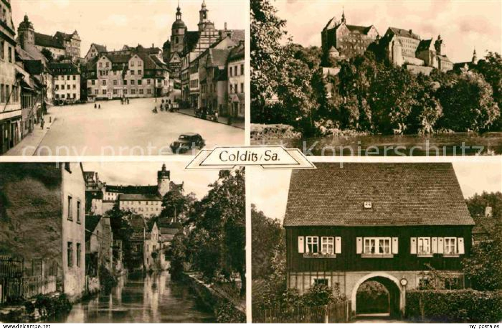 72728884 Colditz Teilansichten Partie Am Fluss Schloss Colditz - Colditz