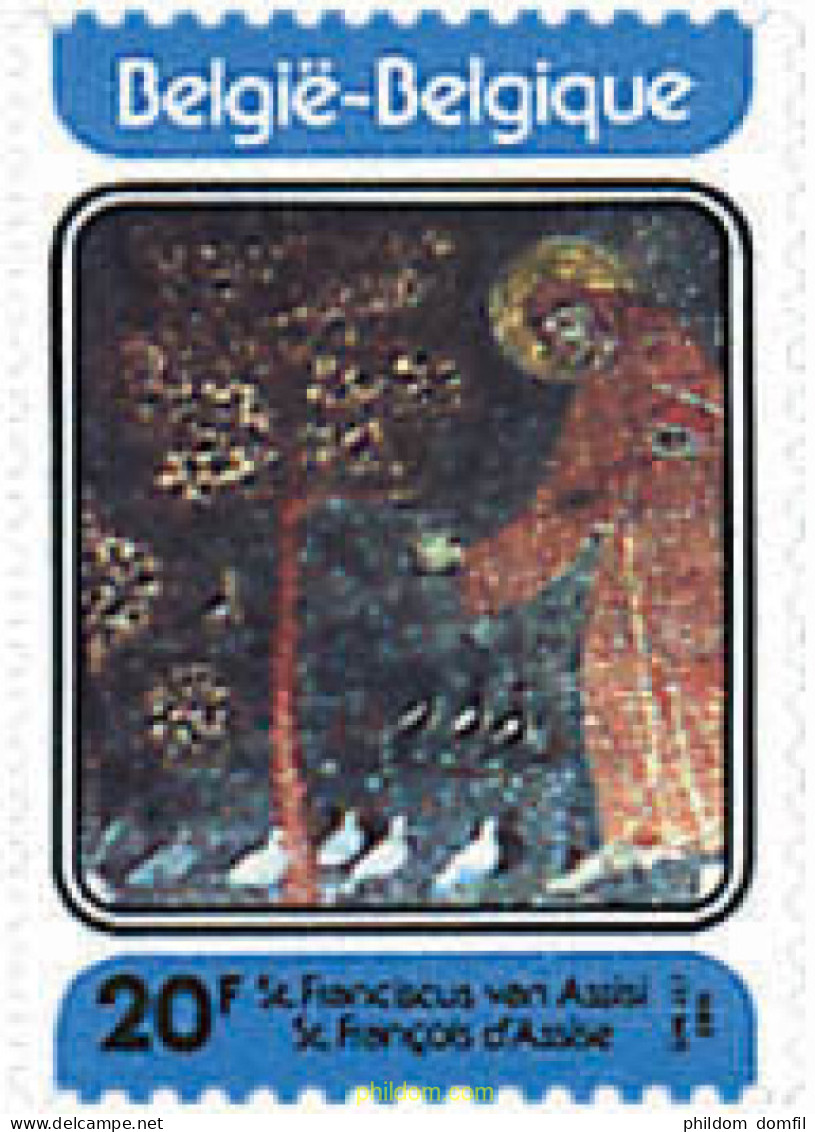 84706 MNH BELGICA 1982 800 ANIVERSARIO DEL NACIMIENTO DE SAN FRANCISCO DE ASIS - Other & Unclassified