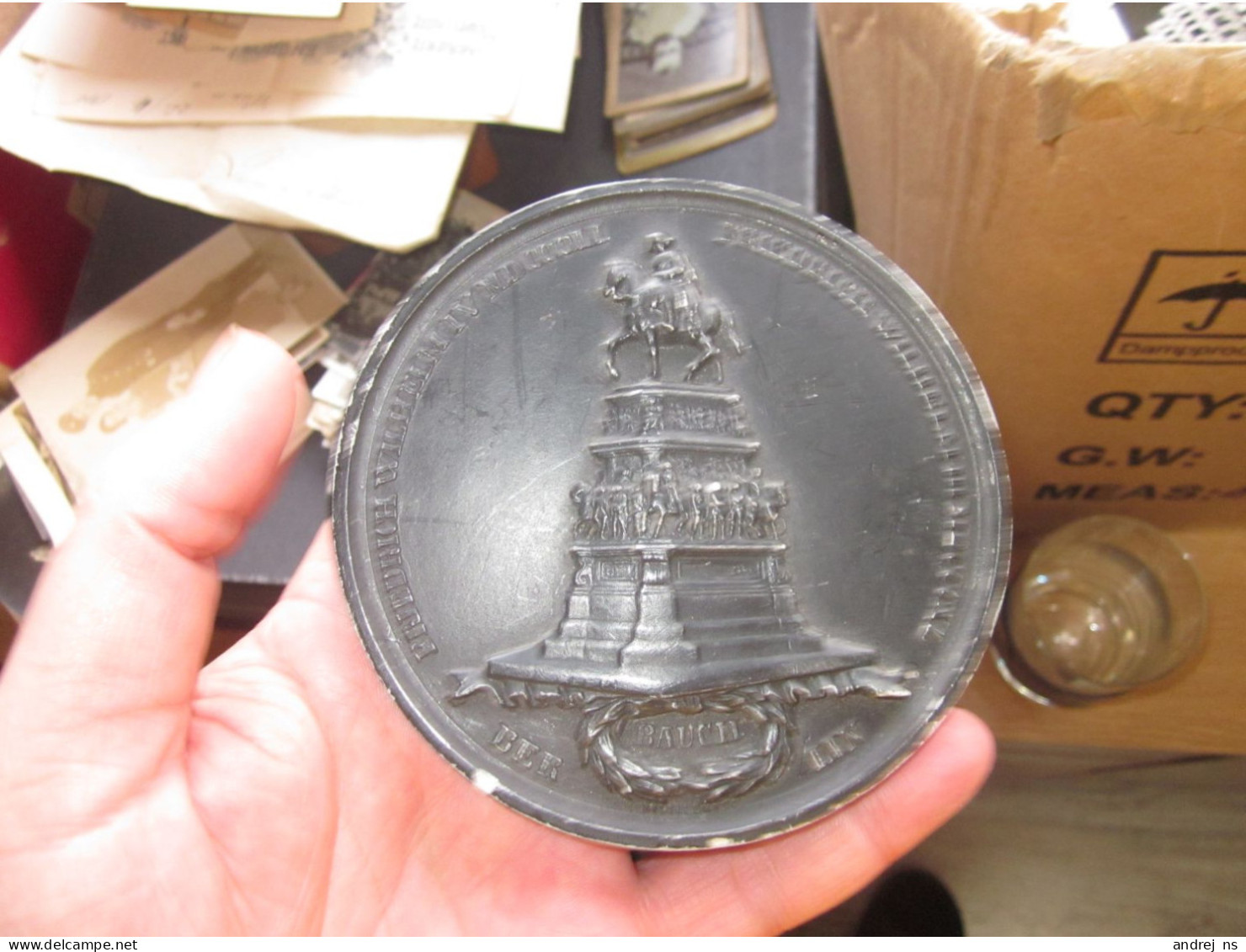 Friedrich Wilhelm IV MDCCCLI Rauch Berlin Big Medals Diameter 11 Cm Big - Allemagne