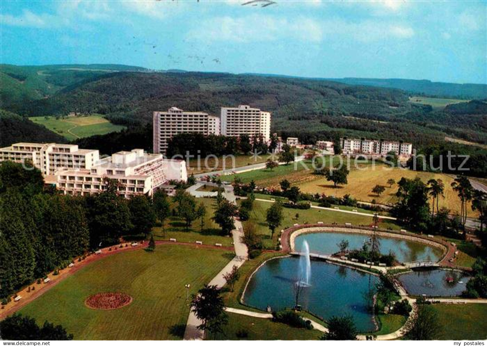 72727911 Lahnstein Klinik Lahnhoehe Am Kurpark Fliegeraufnahme Lahnstein - Lahnstein