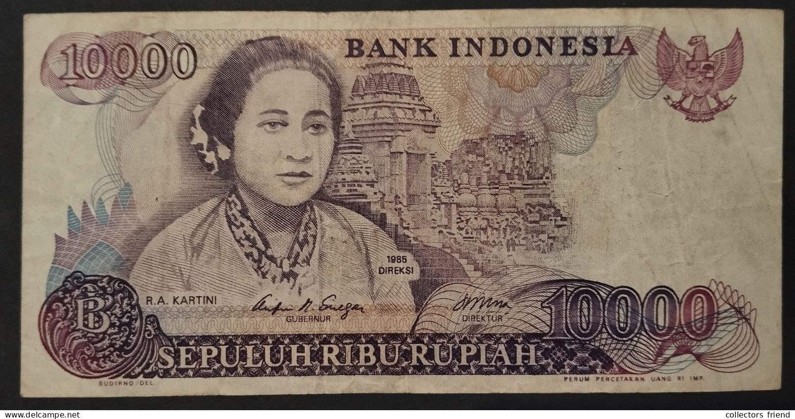 INDONESIA 10 000 RUPIAH Year 1985 - Indonésie