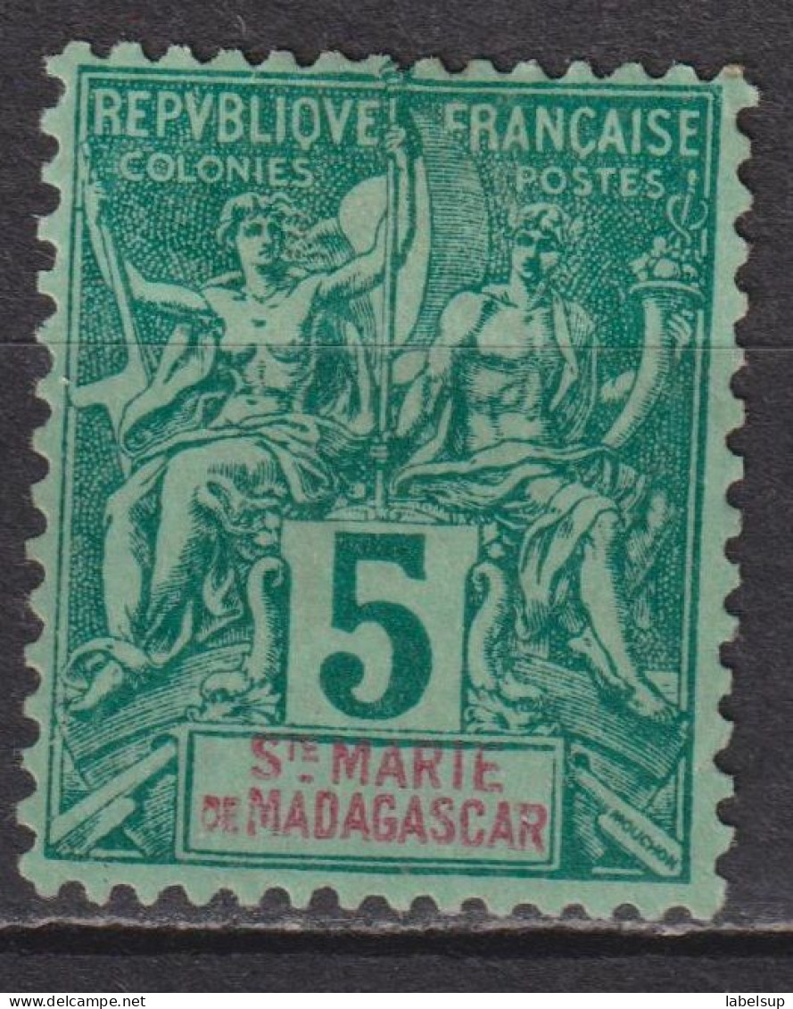 Timbre Neuf* De Sainte Marie De Madagascar De 1894 N°4 MNG - Neufs