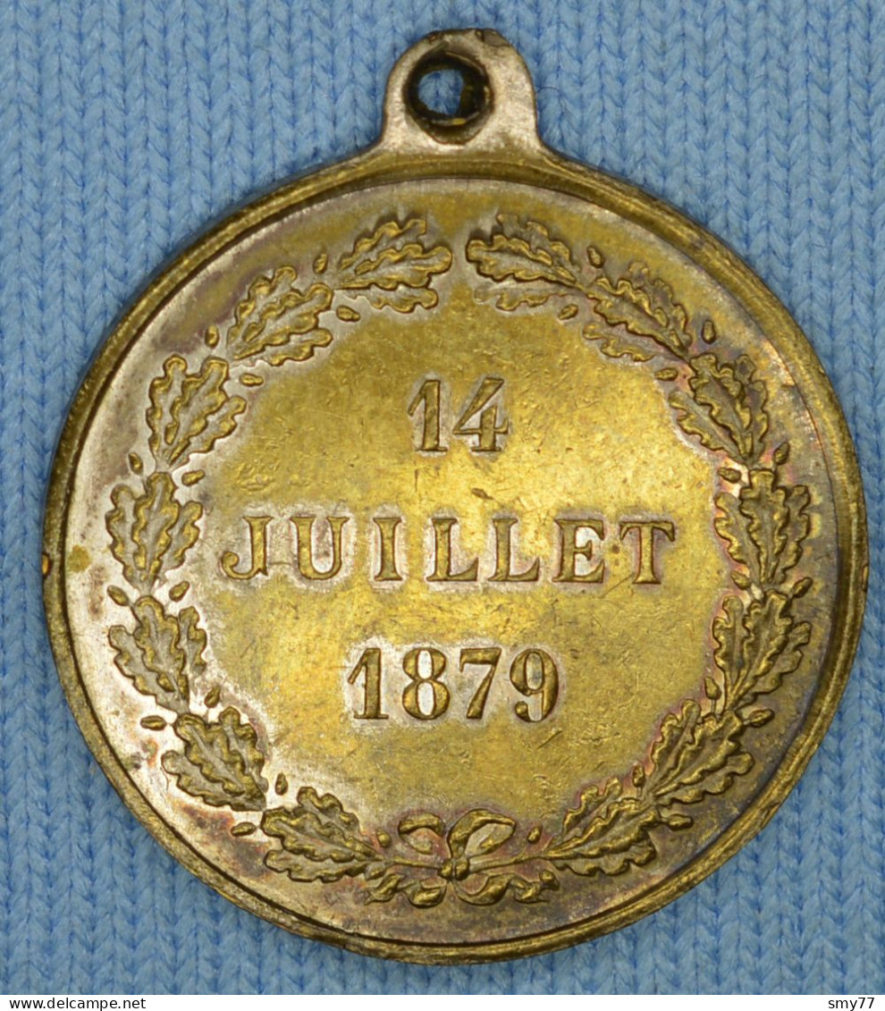 Charleroi • Médaille Datée Au 14 Juillet 1879 • Belgique / Belgie [24-141] - Sonstige & Ohne Zuordnung