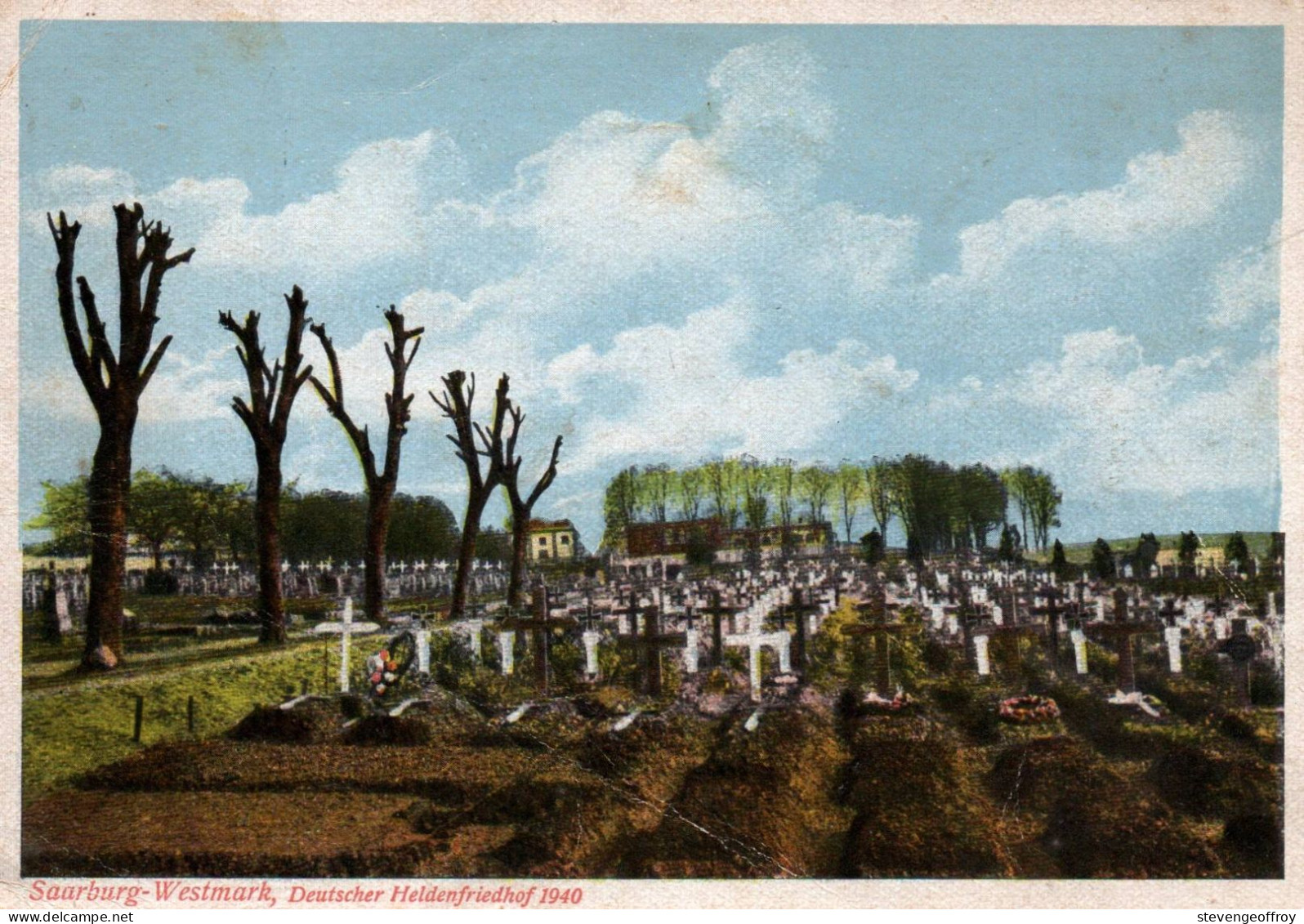 Allemagne Rhénanie Palatinat Saarburg Westmark Deutscher Heldenfriedhof 1940 Cimetière Des Héros Allemands 1945 - Saarburg