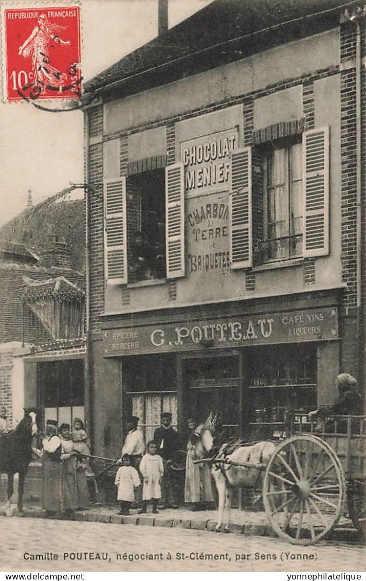 89 - YONNE - SAINT-CLÉMENT - Camille POUTEAU, Négociant, Vins - 11362 - Saint Clement