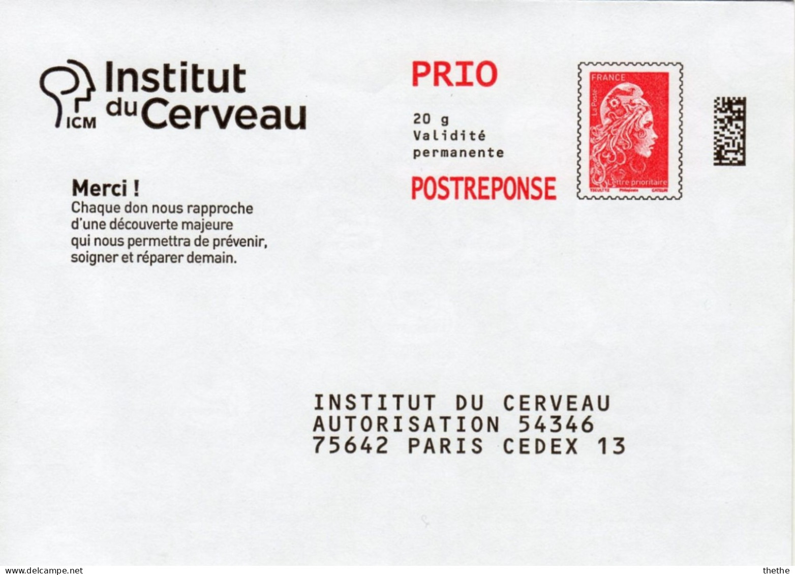 Pret A Poster Reponse PRIO (PAP) Institut Du Cerveau Agr.339418 (Marianne Yseult-Catelin) - PAP: Antwort/Marianne L'Engagée