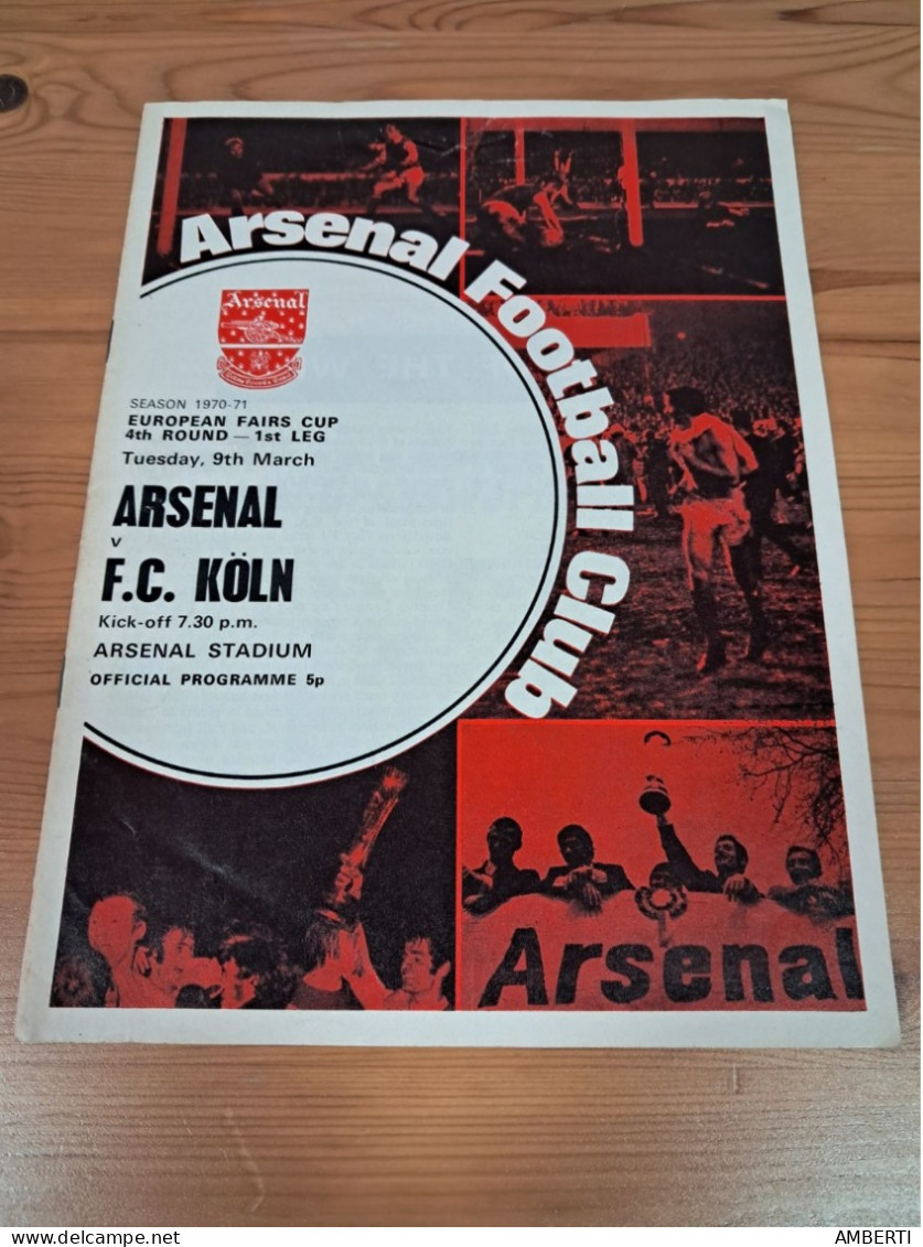 Programa Arsenal Colonia Copa De Ferias 1970/71 - Deportes