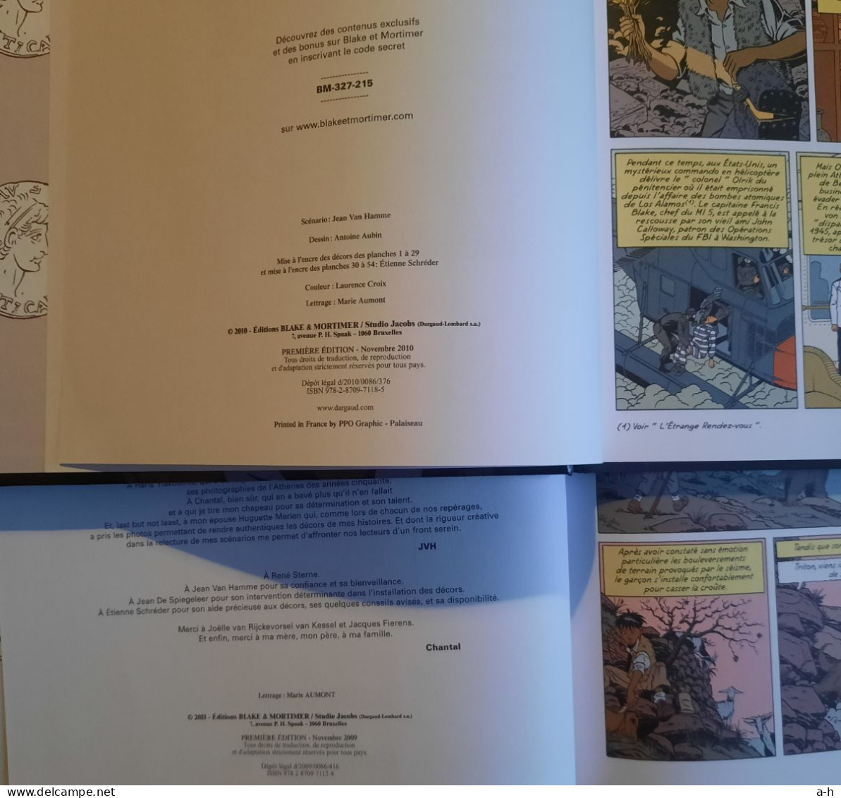 Blake Et Mortiner Tome 19-20 , 2 X EO. TTB. - Blake Et Mortimer