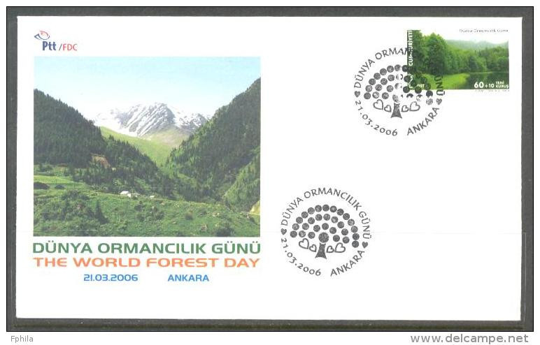 2006 TURKEY THE WORLD FOREST DAY FDC - FDC