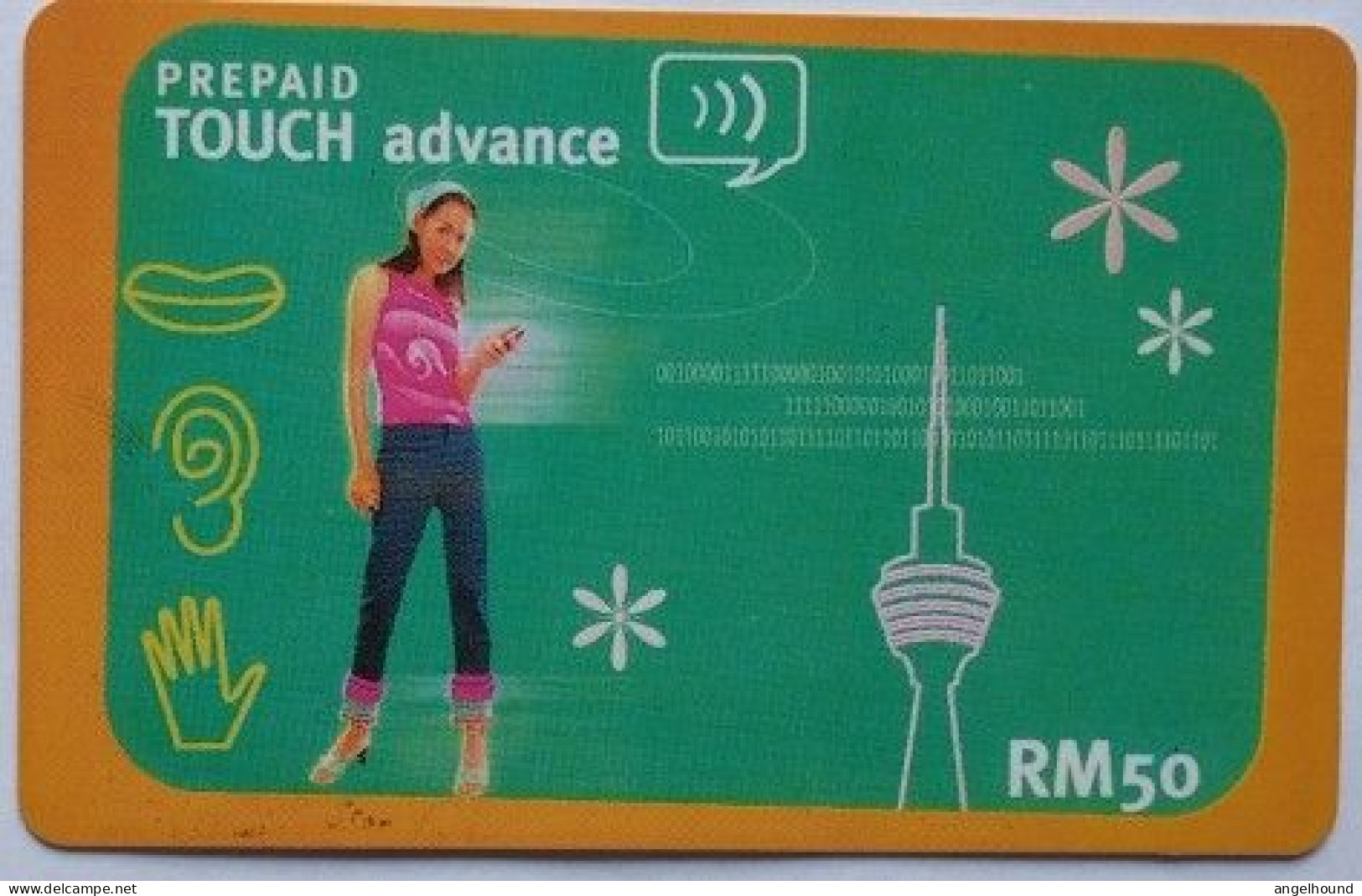 Malaysia RM50 Prepaid Touch Advance - Malaysia