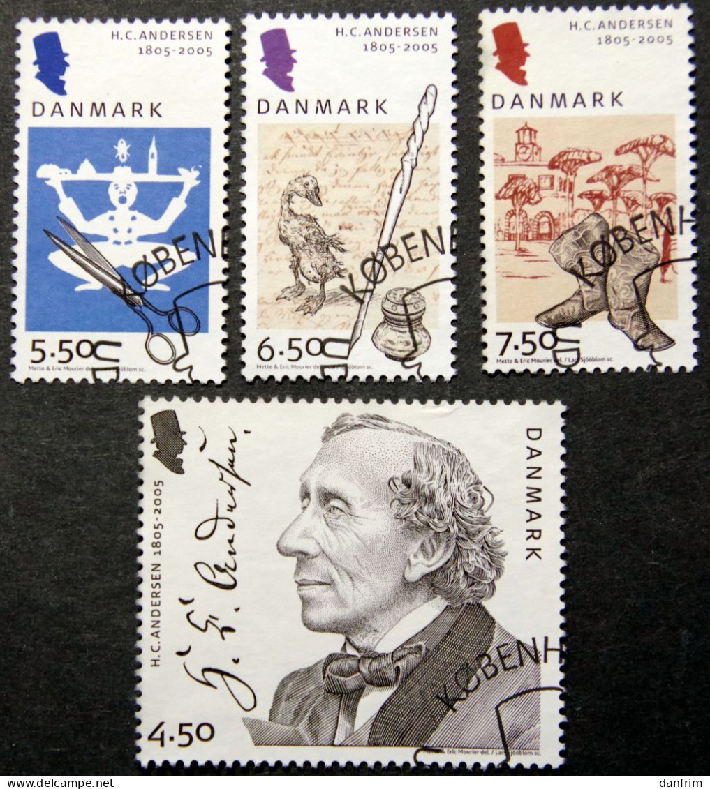 Denmark 2005  Hans Christian Andersen MiNr.1396 - 99  (O) ( Lot K 540) - Usati