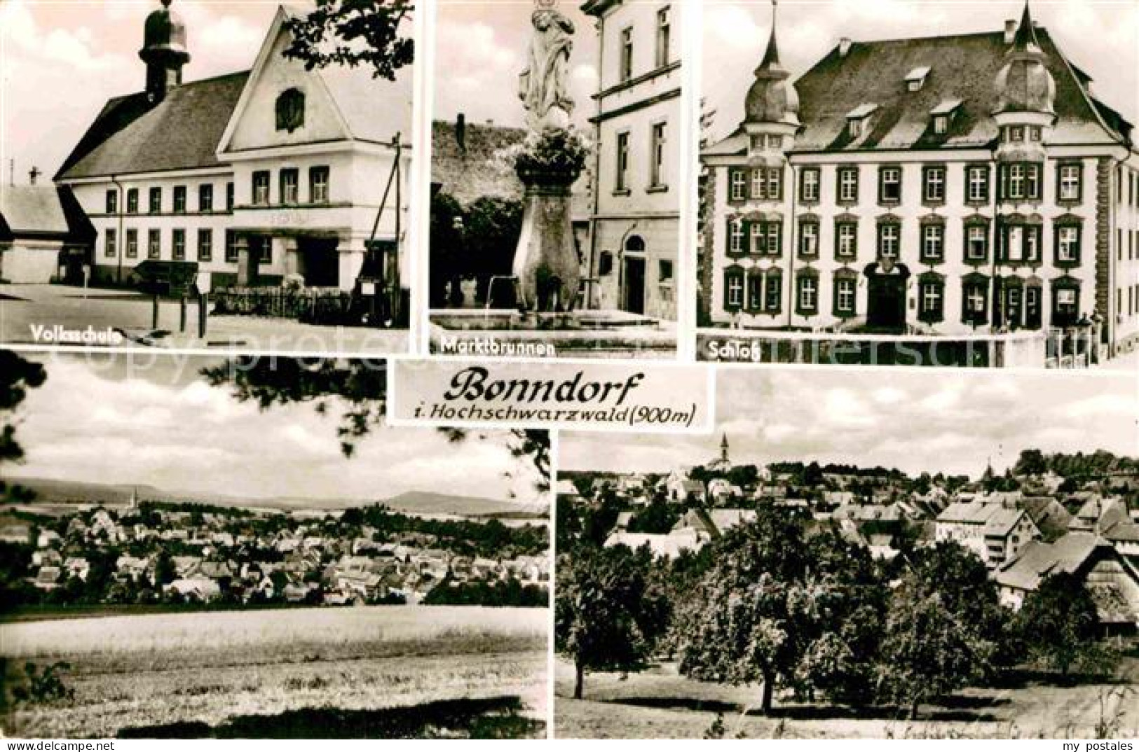 72794749 Bonndorf Schwarzwald Volksschule Schloss Marktbrunnen Bonndorf - Bonndorf