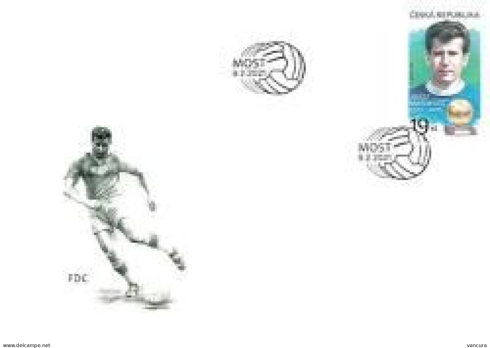 FDC 1107 Czech Republic Josef Masopust Anniversary 2021 - FDC