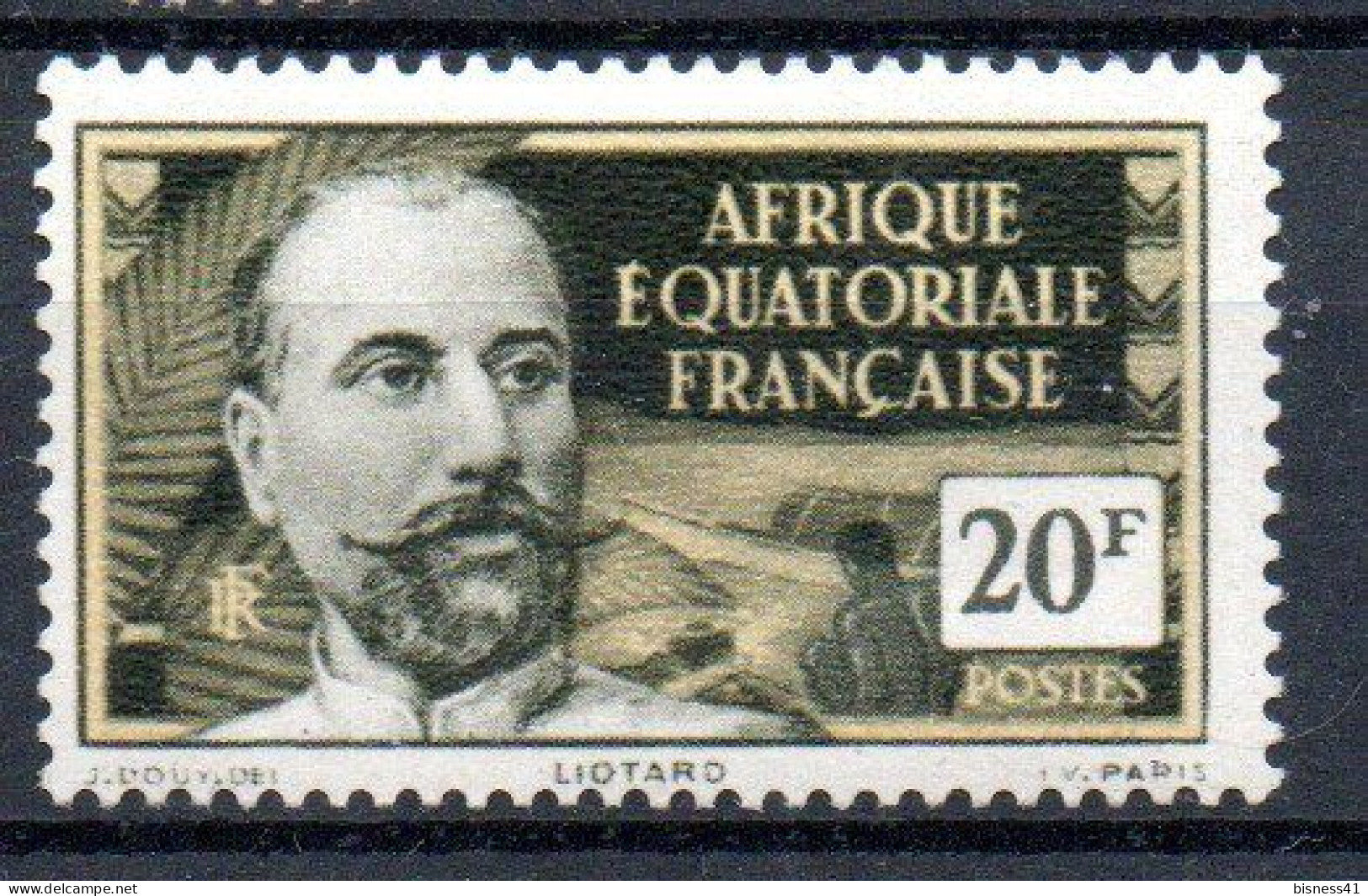 Col41 Colonies AEF Afrique équatoriale N° 62 Neuf X MH Cote 6,00 € - Ungebraucht