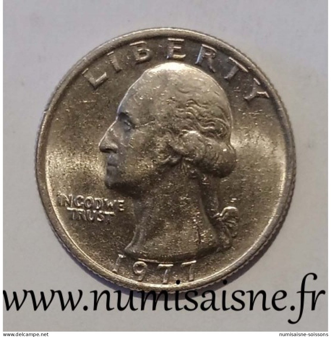 ETATS UNIS - KM A 164 A - 1/4 DOLLAR 1977 - Philadelphie - GEORGE WASHINGTON - TTB/SUP - 1932-1998: Washington