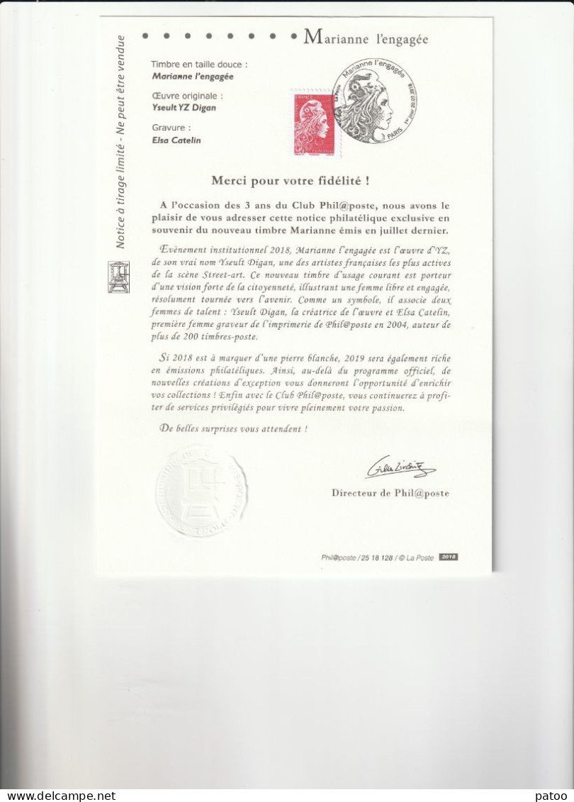 FRANCE ANNEE 2018 TIMBRES GOMMES NEUFS SANS CHARNIERES/  (cf manquants dans description) CADEAU cf descriptif