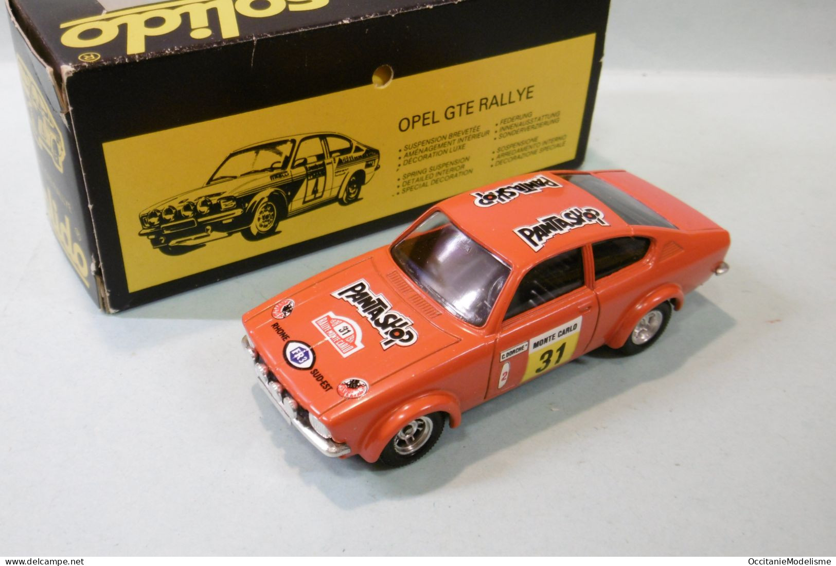 Solido - OPEL KADETT GTE #31 Rallye Monte Carlo 1978 BO 1/43 - Solido