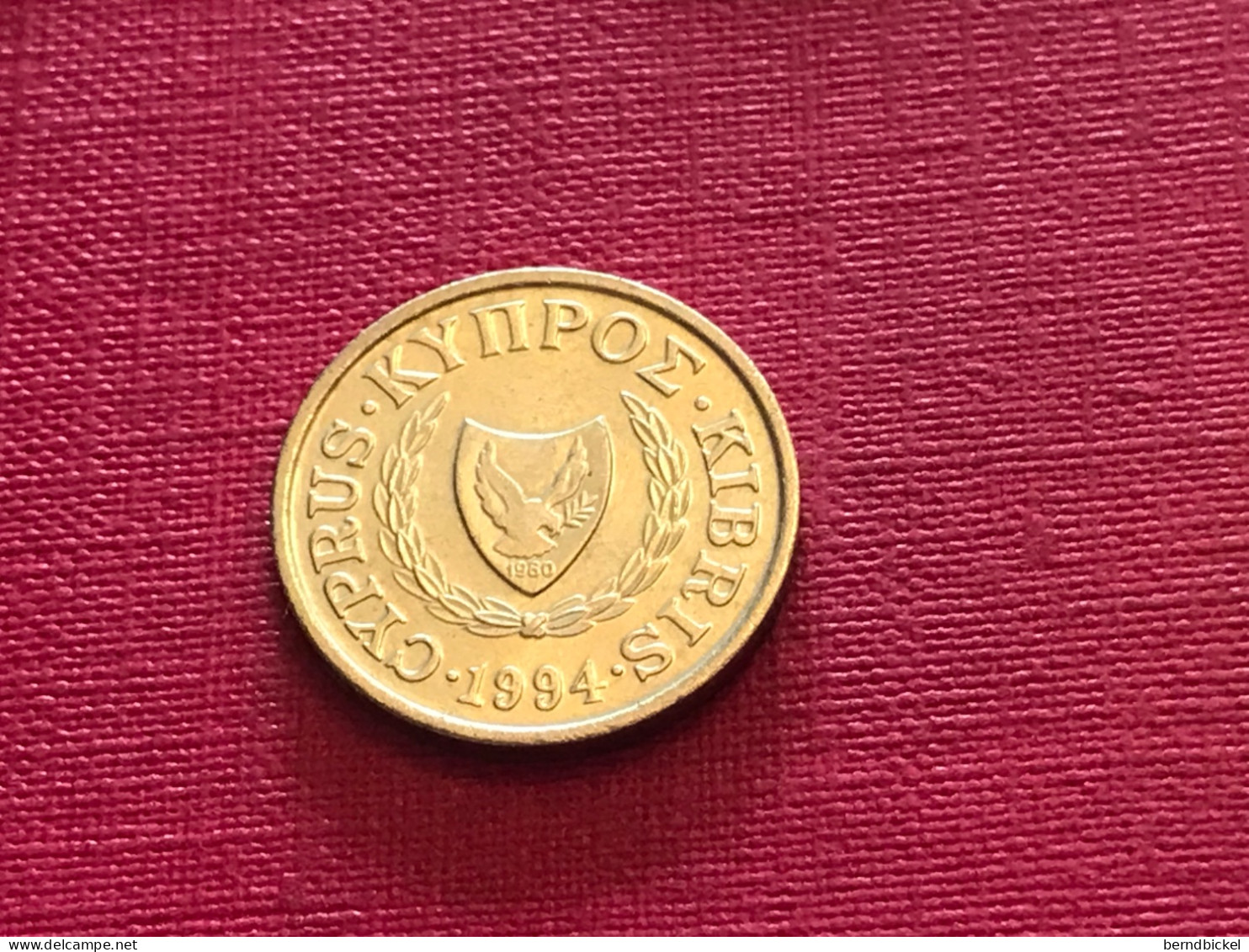 Münze Münzen Umlaufmünze Zypern 1 Cent 1994 - Chypre