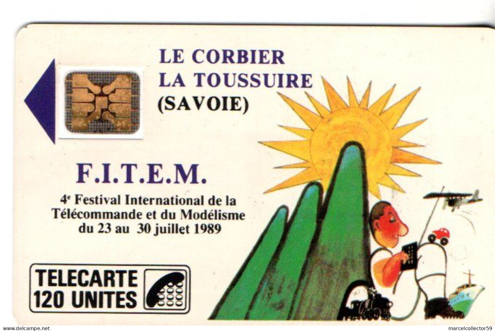 Télécarte - Fitem 1989 120u -sc4 ON Be - 1989