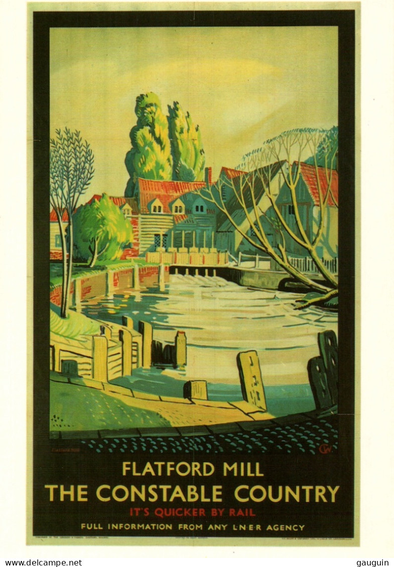 CPM - YORK - National Railway Museum - Illustration C.R.W.NEVINSON "Flatford Mill - The Constable Country"  ... - York