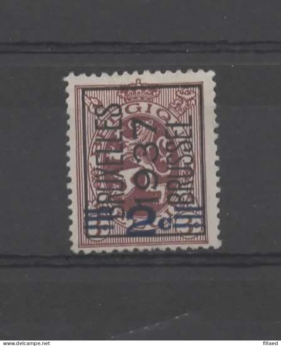 België: PRE 318A  Bruxelles 1937 Brussel Zonder Gom - Typos 1929-37 (Lion Héraldique)