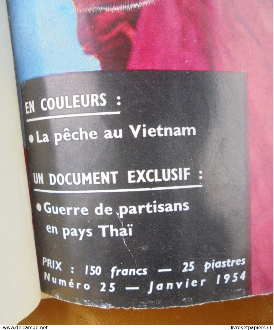 INDOCHINE Reliure 8 N° Revue  Sud Est Asiatique 1954 - Francese