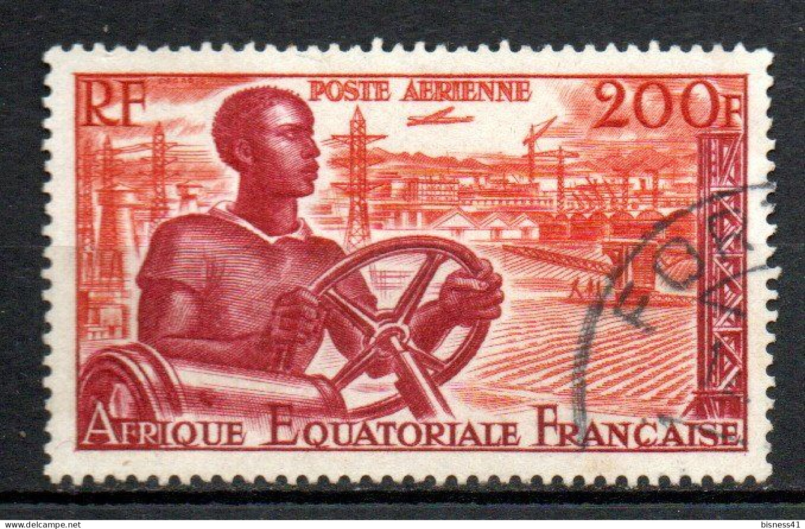 Col41 Colonies AEF Afrique équatoriale PA  N° 60 Oblitéré Cote 4,00 € - Oblitérés