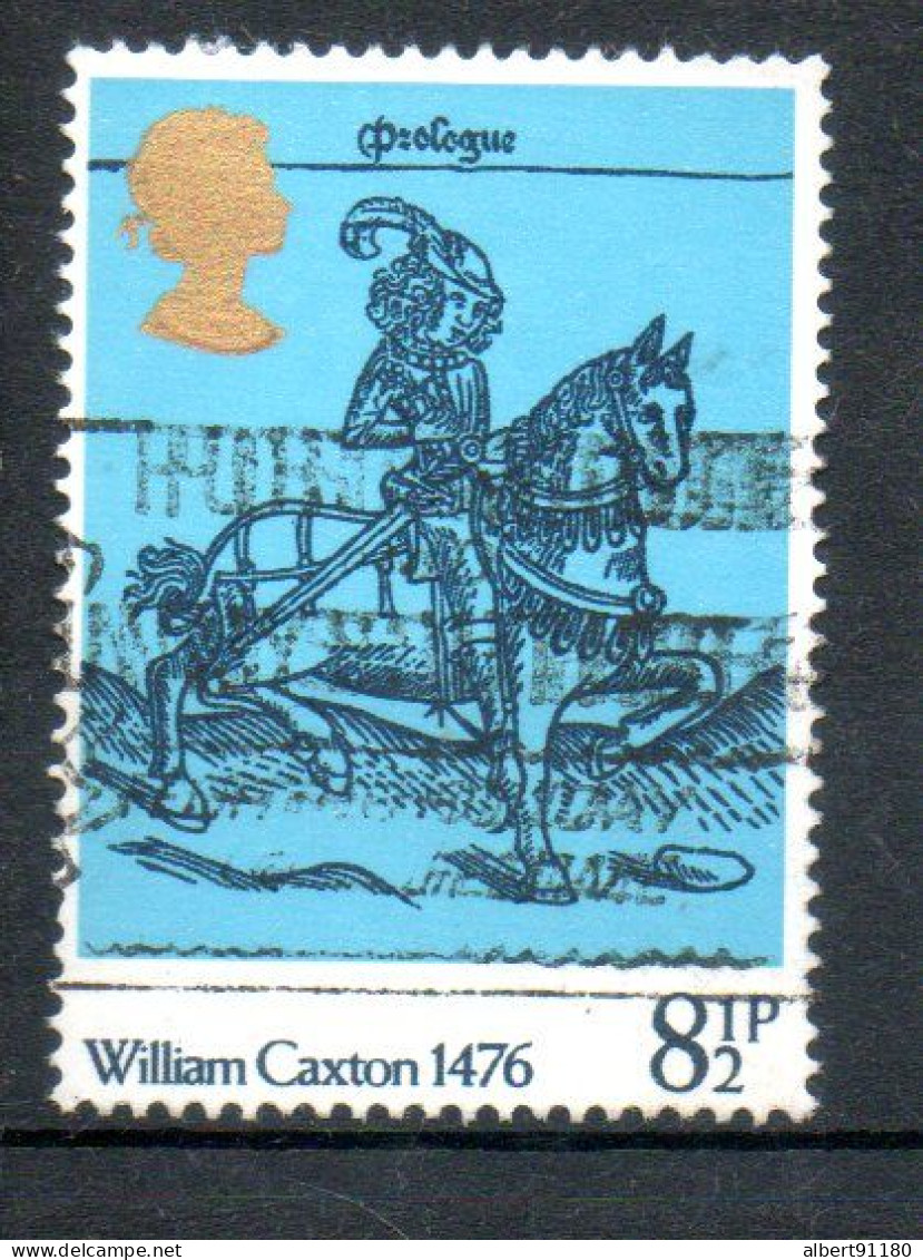 GRANDE-BRETAGNE Impression Typographique De William  Caxton 1976 N°803 - Gebraucht