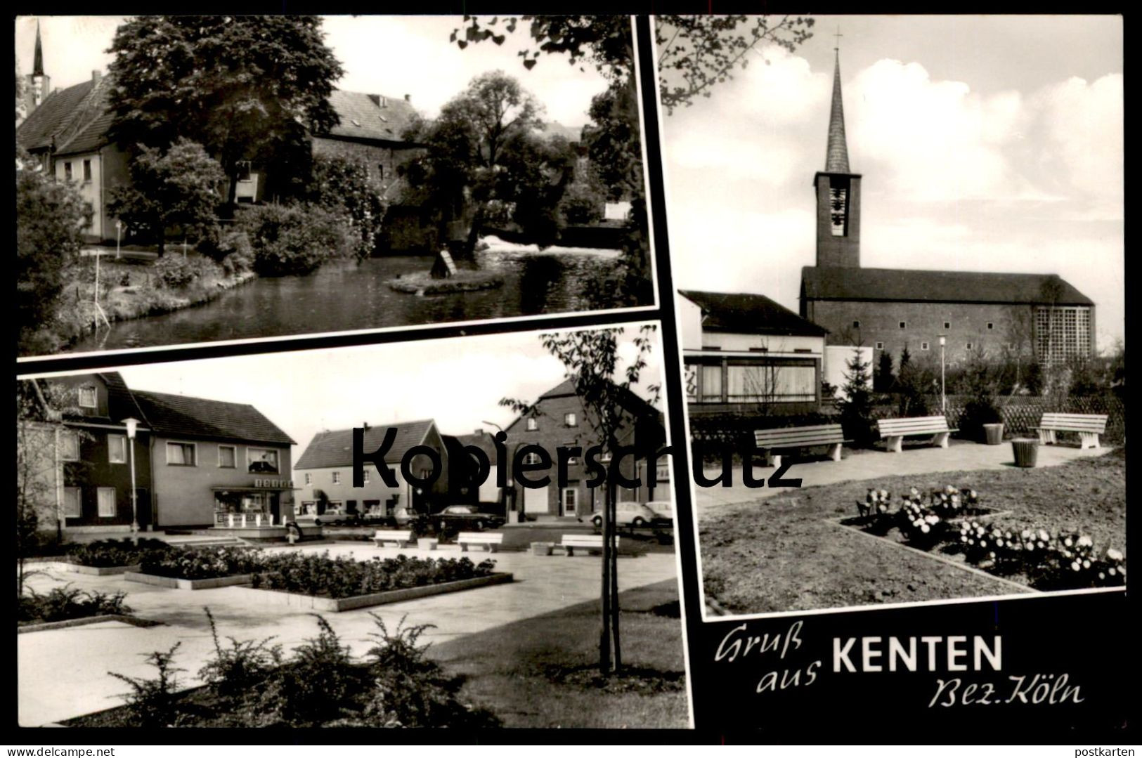 ÄLTERE POSTKARTE GRUSS AUS KENTEN BEZIRK KÖLN BERGHEIM ERFT Ansichtskarte AK Cpa Postcard - Bergheim