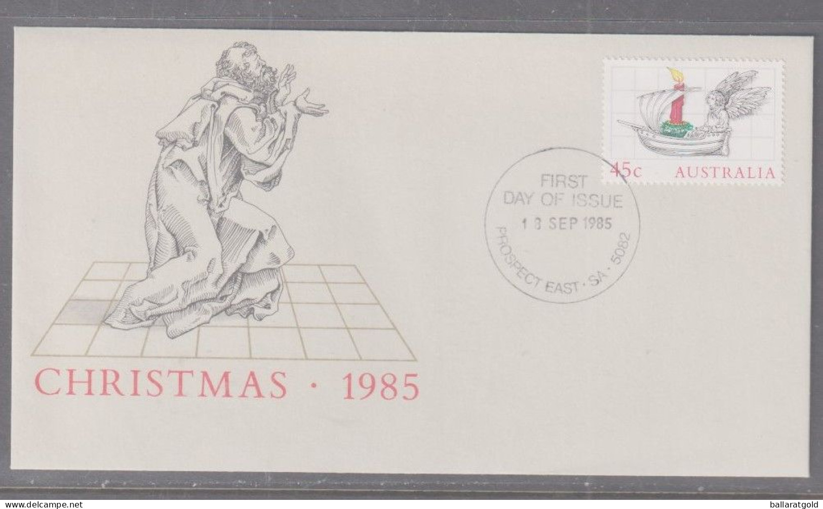 Australia 1985 Christmas X 2 First Day Cover - Prospect East - Adelaide - Brieven En Documenten