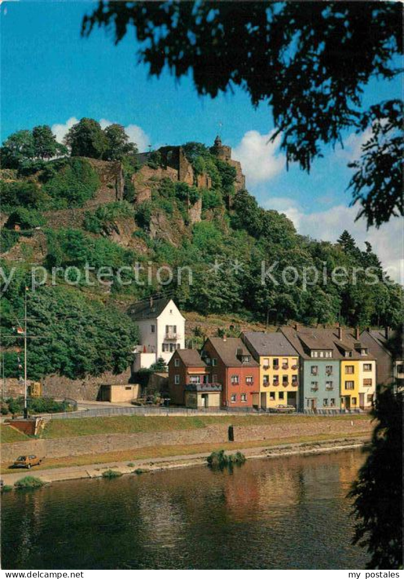 72772722 Saarburg Saar Altstadt Mit Burganlage Und Bergfried Der Saarburg Saarbu - Saarburg