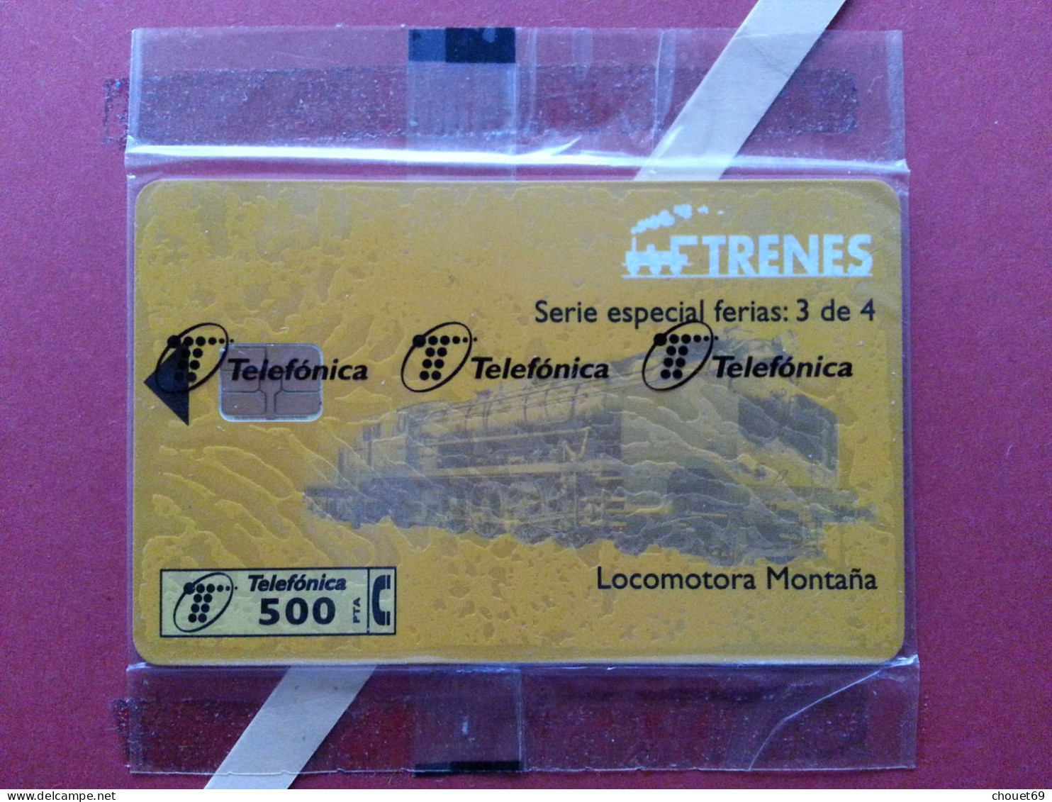 Telefónica - LOCOMOTORA MONTANA 10 000 Ex Blister MINT Folder (BQ0621 Train - Private Issues