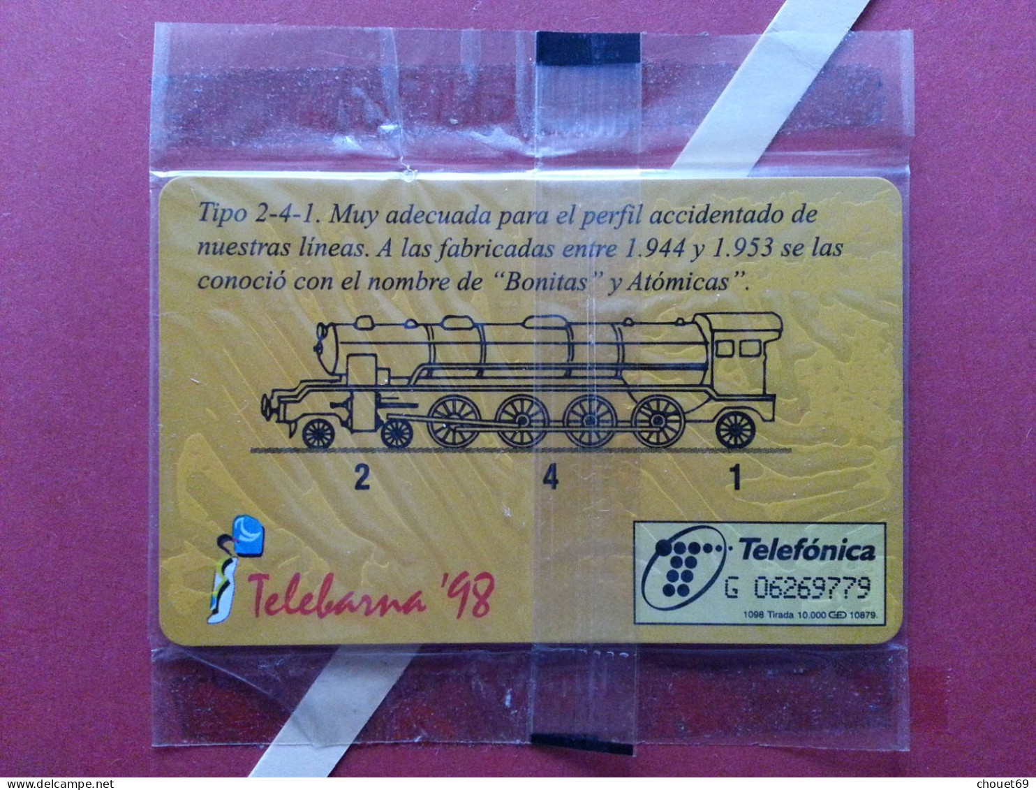 Telefónica - LOCOMOTORA MONTANA 10 000 Ex Blister MINT Folder (BQ0621 Train - Private Issues