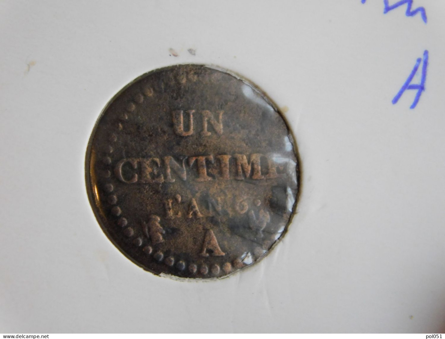 France 1 Centime AN6 AN 6 A (2) - 1 Centime