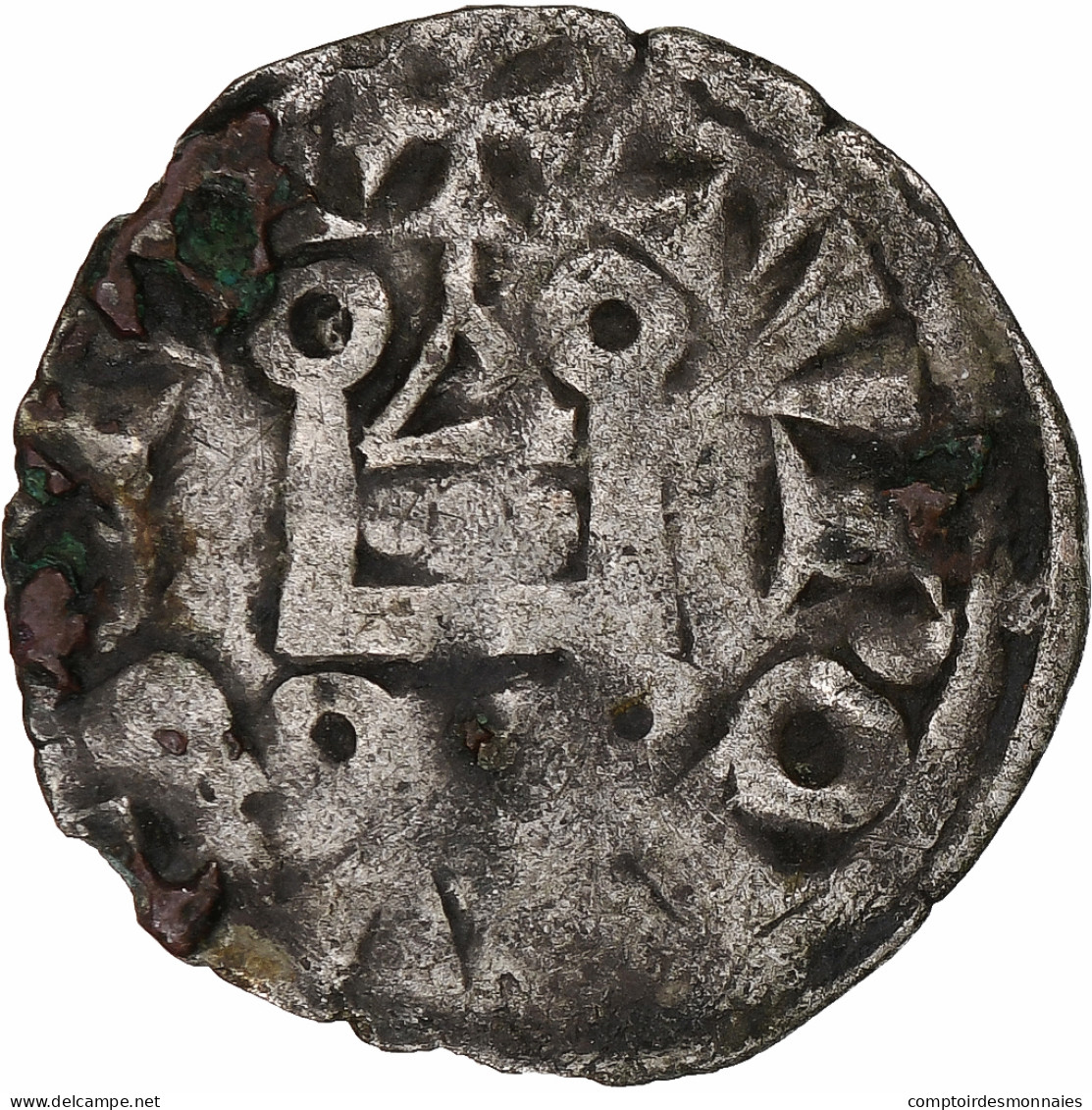 France, Louis VIII-IX, Denier Tournois, 1223-1244, Billon, TB+, Duplessy:187 - 1223-1226 Louis VIII Le Lion