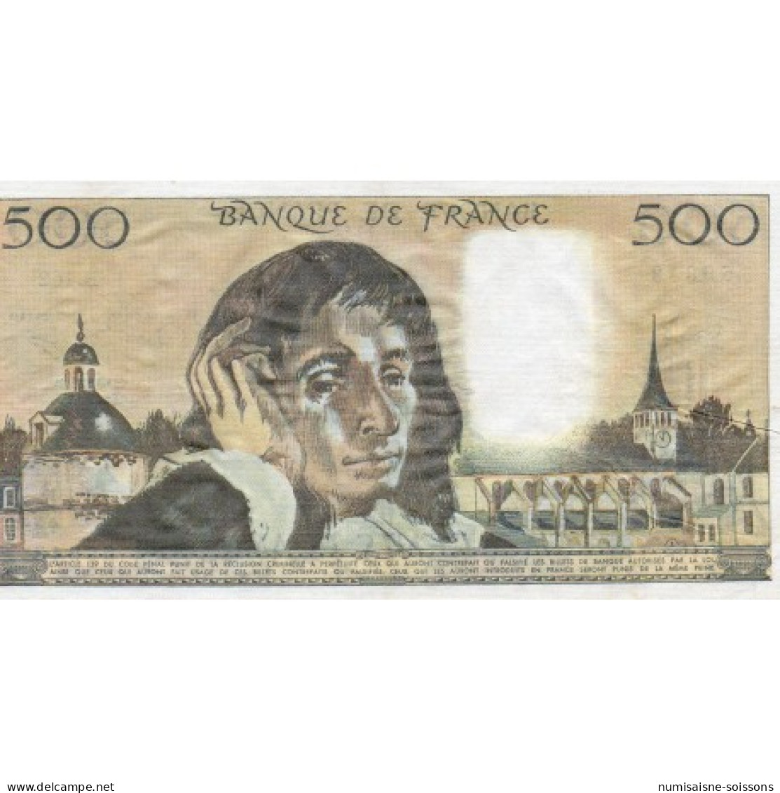 FAY 71/27 - 500 FRANCS PASCAL - 05/08/1982 - B.162 - PICK 156 - TTB - 500 F 1968-1993 ''Pascal''