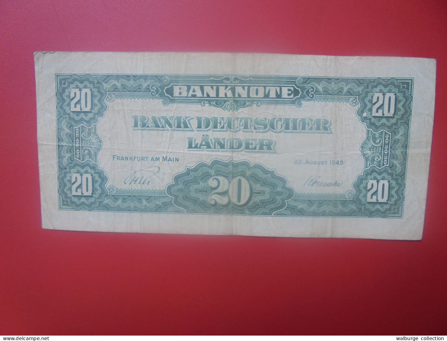 Bank Deutscher Länder 20 Mark 1949 Circuler (B.33) - 20 Deutsche Mark