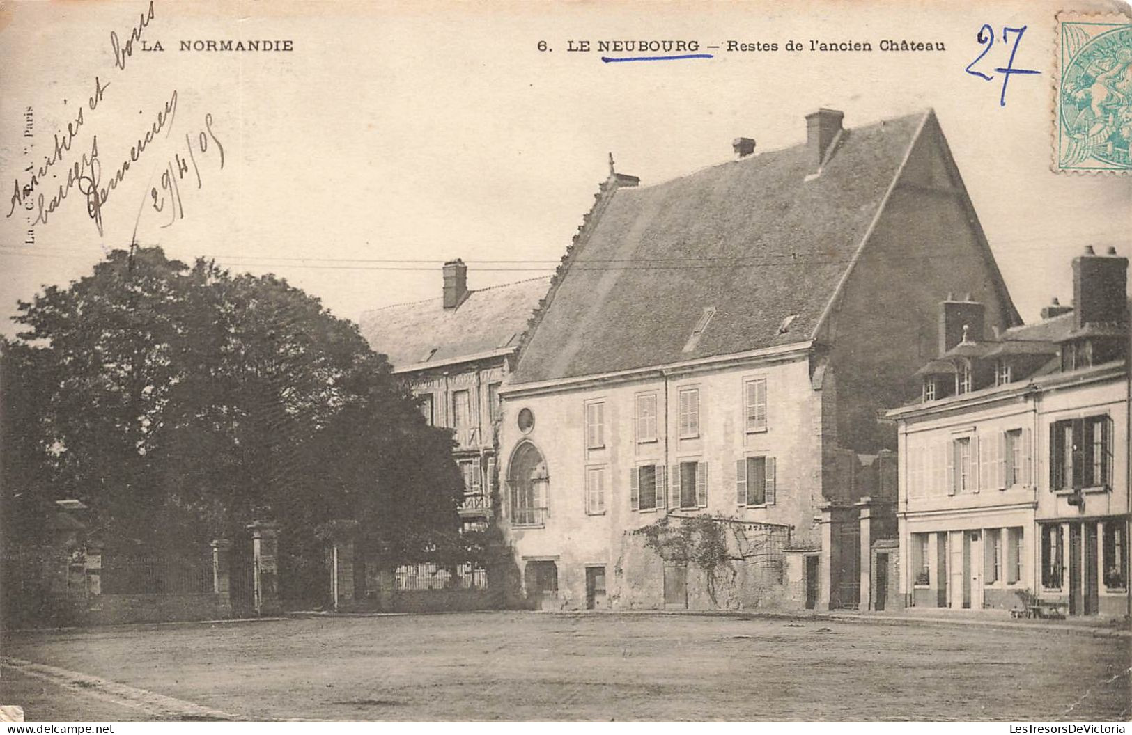 FRANCE  - La Normandie - Le Neubourg - Vue Générale Des Restes De L'ancien Château - Carte Postale Ancienne - Le Neubourg