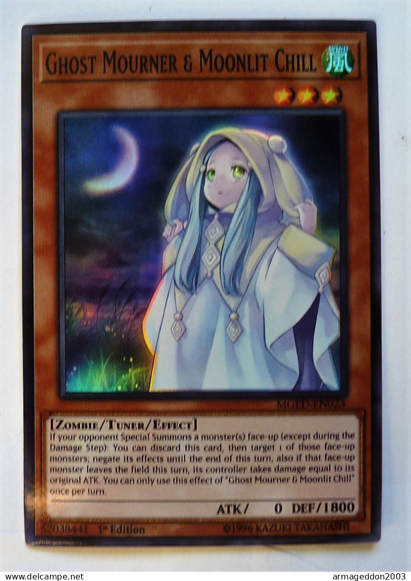 Carte Neuve Yugioh! US HOLO 1st Edition 1996 MGED-EN023 Ghost Mourner & Moonlit Chil - Yu-Gi-Oh