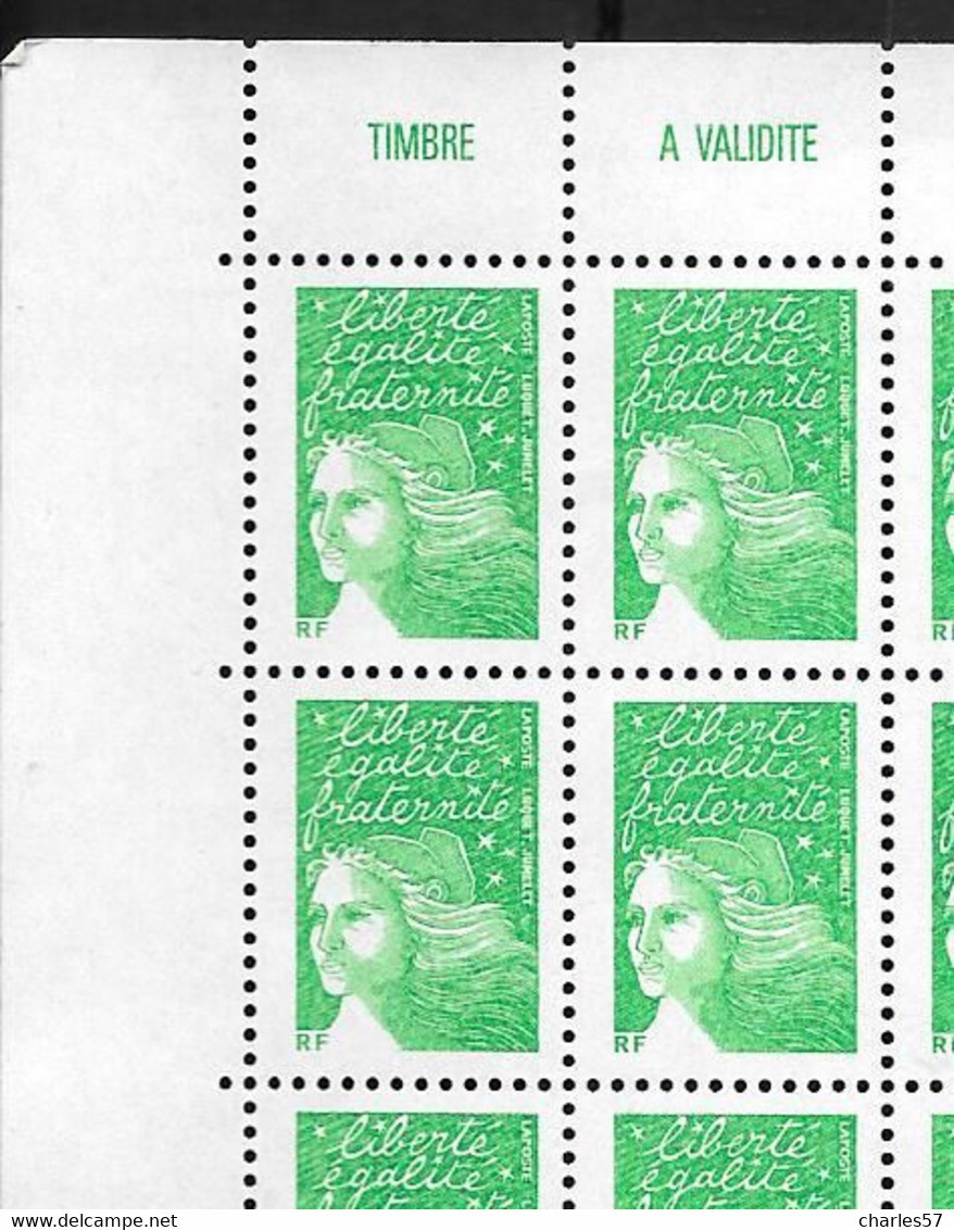 /France: Variété N°3535A (chez Y & T) Ou (3427b Chez Maury)  Sans Phosphore, Bloc De 4 , Mais Sans Le Bord De Feuille - Unused Stamps