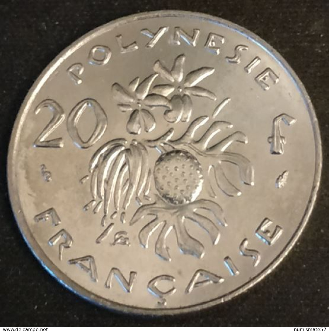 POLYNESIE FRANCAISE - 20 FRANCS 1979 - Avec IEOM - KM 9 - Französisch-Polynesien