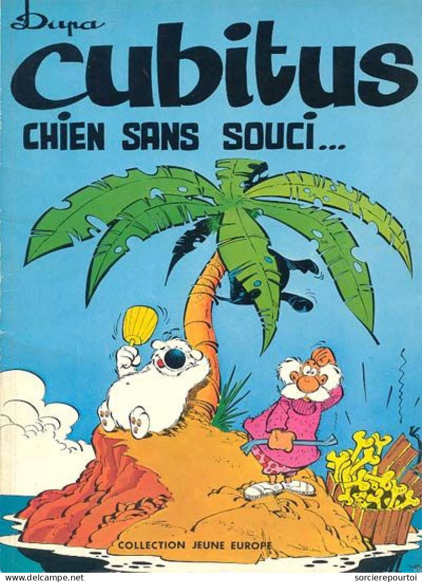 Cubitus (1ère Série) 5 Cubitus Chien Sans Souci ... - Dupa - Lombard - EO Brochée 03/1976 - TBE - Cubitus