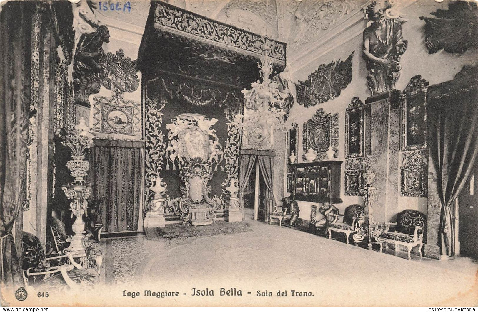 FRANCE - Logo Magglore - Isola Bella - Sala Del Trona - Carte Postale Ancienne - Verbania