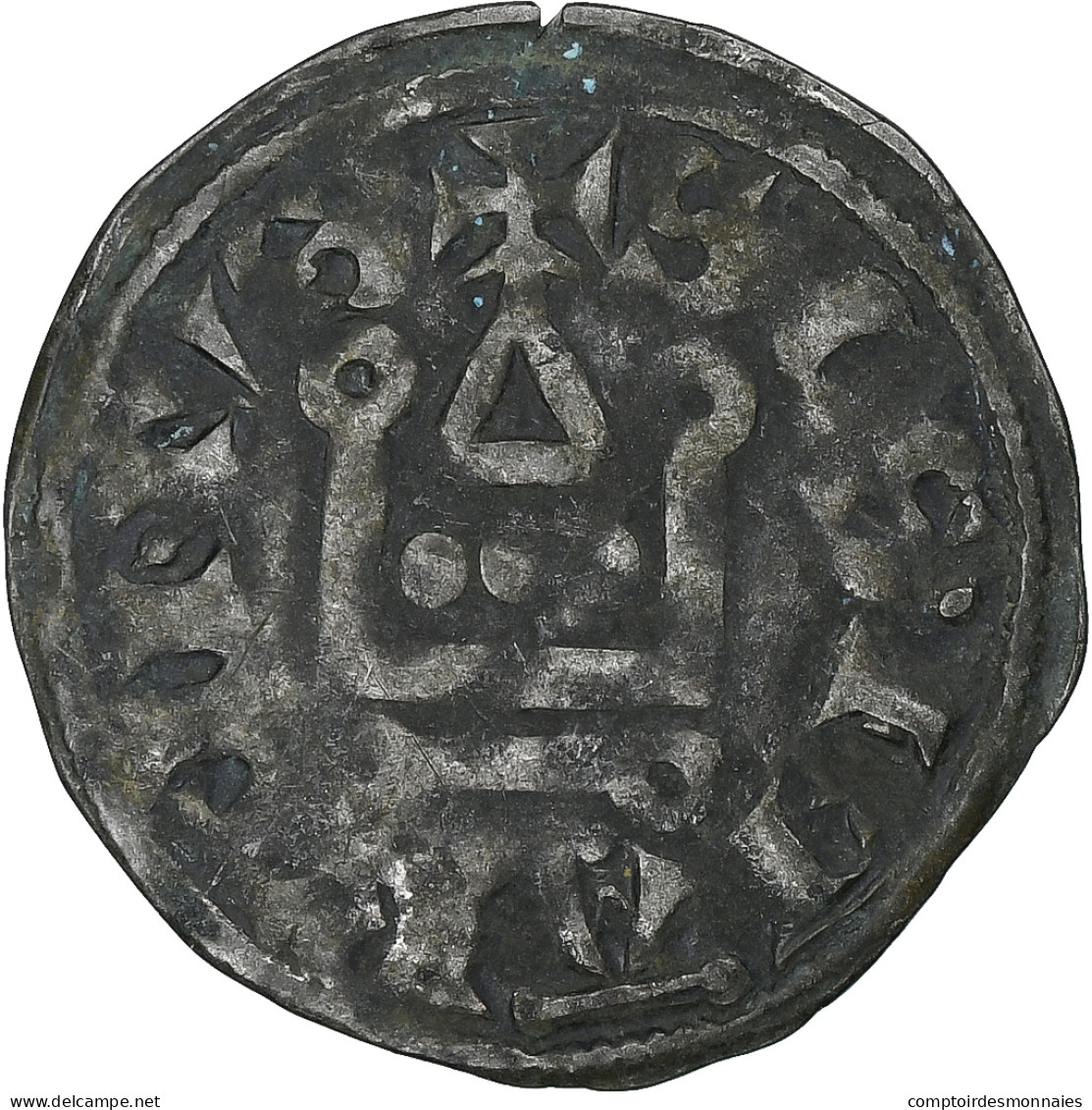 France, Philippe II, Denier, 1180-1223, Saint-Martin De Tours, Argent, TTB - 1180-1223 Philippe II Auguste