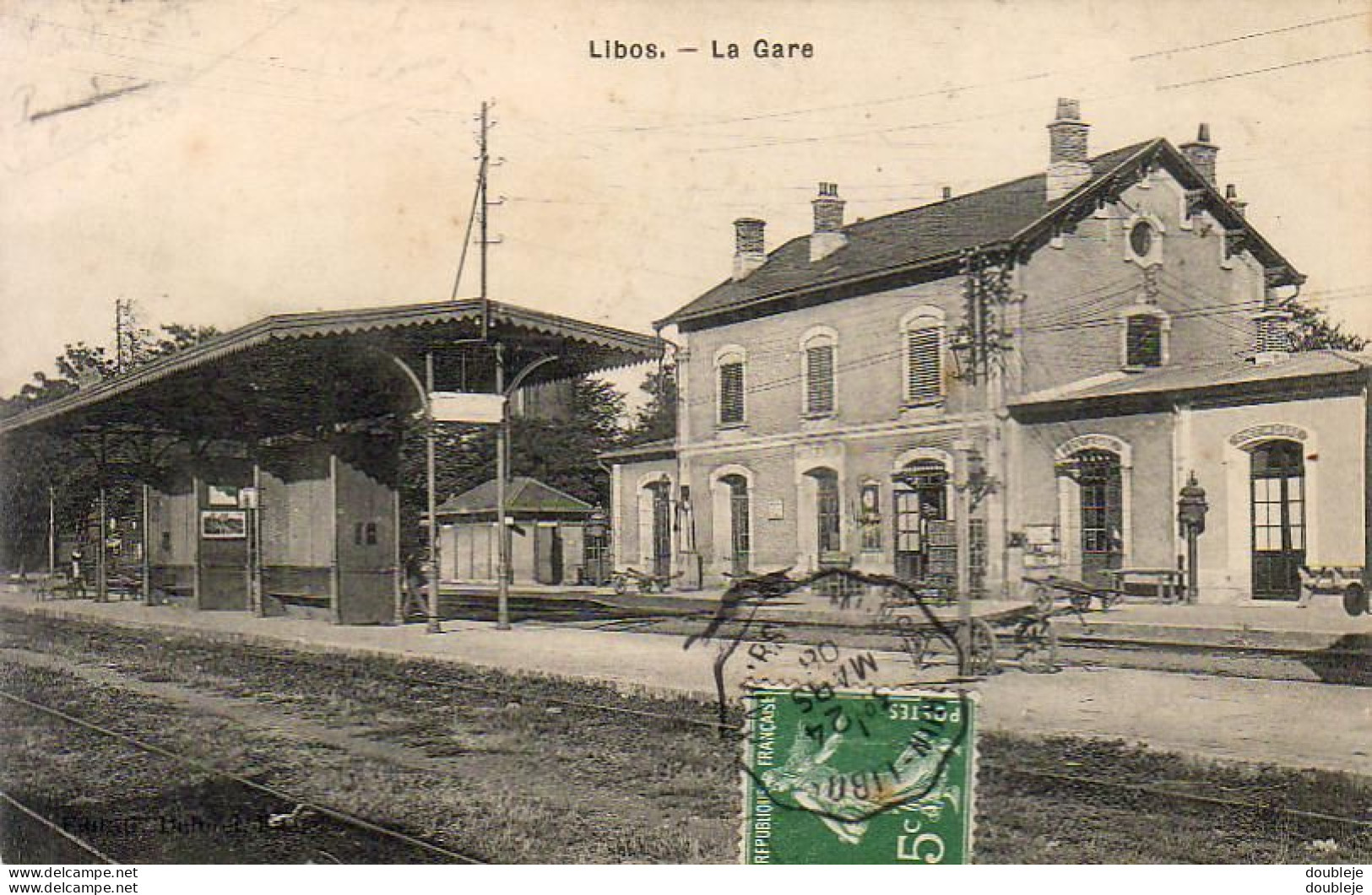 D47  LIBOS     La  Gare   ............. - Libos