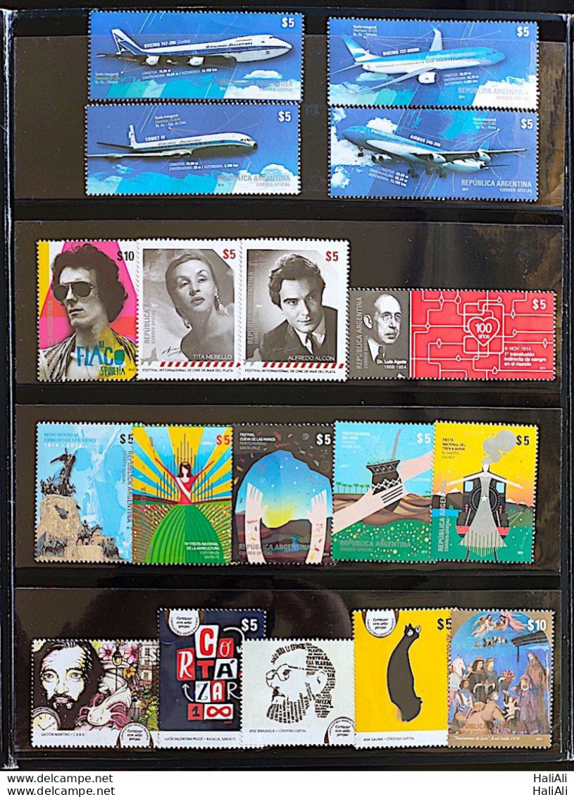 Argentina Stamp Yearpack 2014 - Unused Stamps