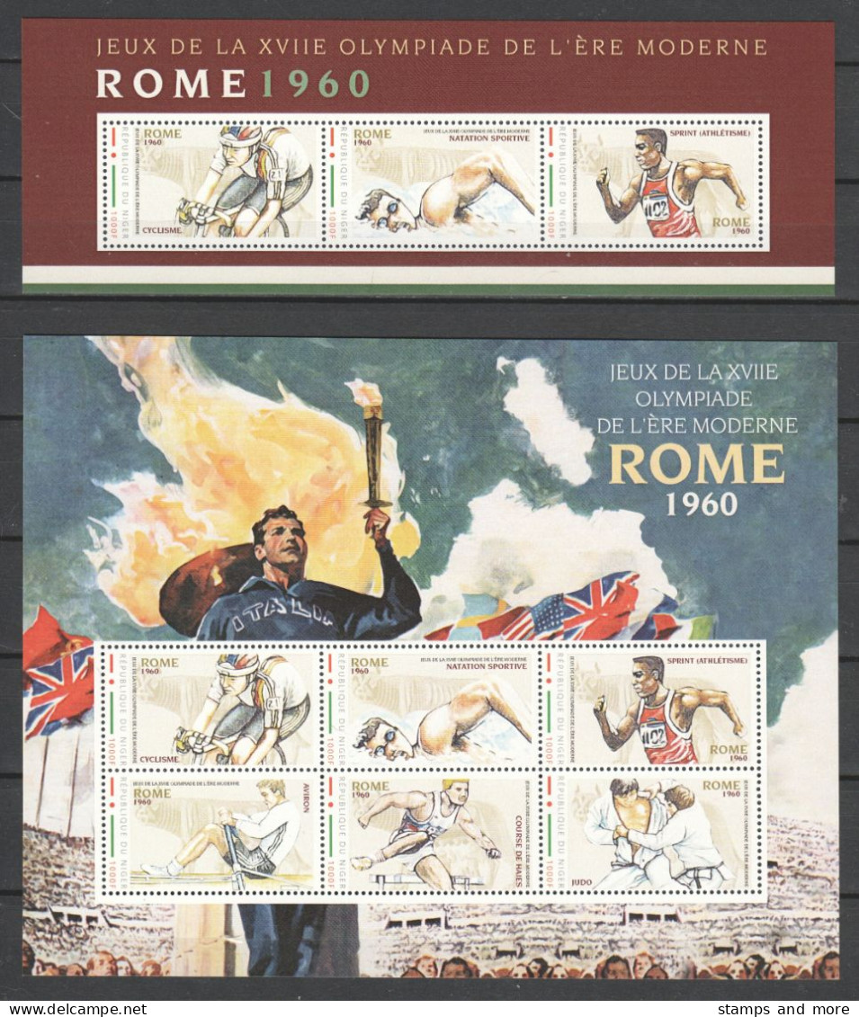 Nigeria - MNH Set Of 2 Sheets SUMMER OLYMPICS ROME 1960 - Zomer 1960: Rome