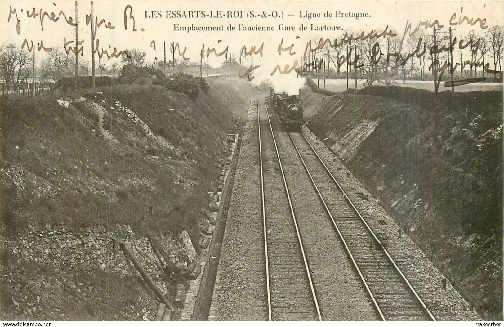 LES ESSARTS LE ROI Ligne De Bretagne, Emplacement De L'ancienne Gare De Lartoire (train) - Les Essarts Le Roi