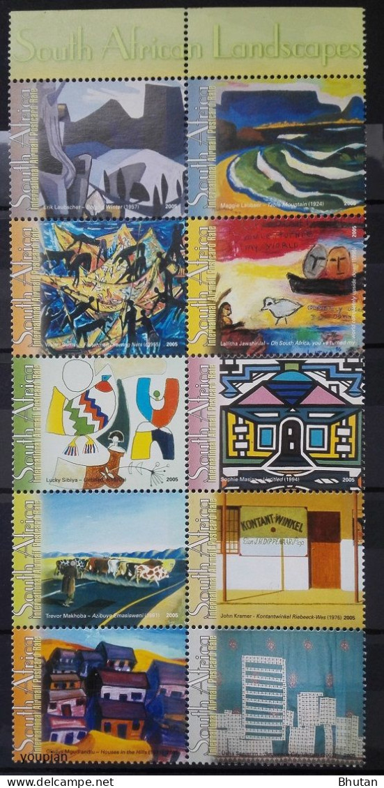South Africa 2005, South African Landscapes, MNH S/S - Ongebruikt