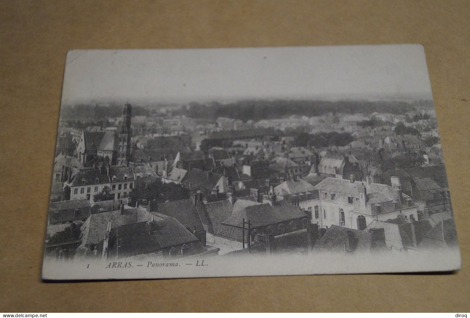 Belle carte ancienne,Arras ,1910,Panorama,pour collection